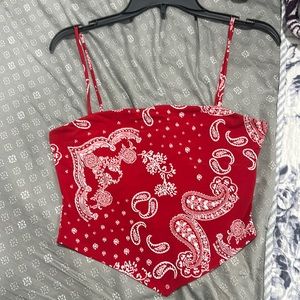 Bandana style Tank Top